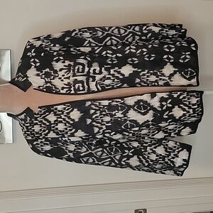 Chicos Ikat Reversible Janelle Jacket, Size  2, EUC